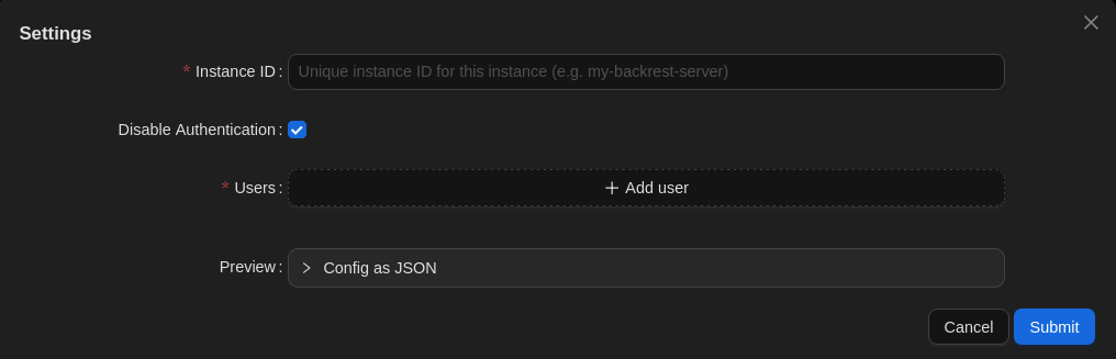 Getting Started pop-up dialog box